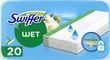 Змінні вологі серветки для швабри Swiffer Wet з ароматом Квітів  20 шт 8001841937526 фото