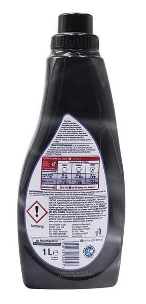 Средство для стирки Denkmit для черных вещей Black Sensation 1л (40 стирок) 4058172755347 фото