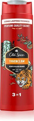 Old Spice Tigerclaw 3‑в‑1 гель для душа &mdash; для тела, лица и волос, энергия свежести и мягкая кожа 8006540456484 фото