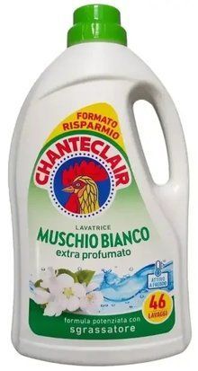Chante Clair Muschio Bianco гель для прання 2.07 л &mdash; 46 прань, універсальний, білий мускус 8015194532598 фото