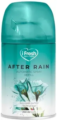 Сменный баллон для автоматического освежителя воздуха iFresh After Rain После дождя, 250 мл 4820268100207 фото