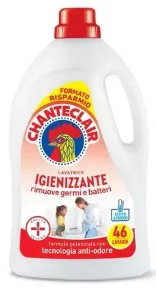 Гель для стирки с дезинфицирующим эффектом ChanteClair Lavatrice Igienizzante, 2070 мл (46 стирок) 8015194533304 фото