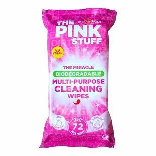 Вологі серветки Pink Stuff для чищення поверхонь універсальні 72 шт 5060033823965 фото