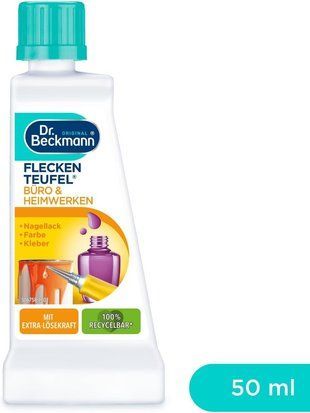 Пятновыводитель от клея, жевательной резинки и краски Dr. Beckmann Fleckenteufel B&uuml;ro & Heimwerken, 50ml 4008455004068 фото