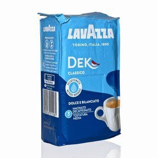 Мляно кафе без кофеин lavazza dek classico, 250 г 8000070011281 фото