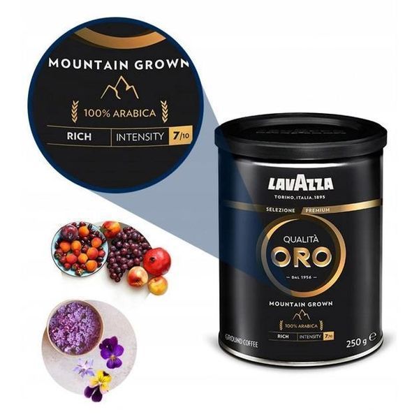 Кофе молотый Lavazza Qualit&agrave; Oro Mountain Grown Ж/Б 250г 8000070030107 фото