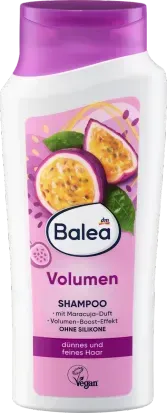 Шампунь для объема волос Balea Volumen с ароматом маракуйи, без силиконов, 300 мл 4066447982671 фото