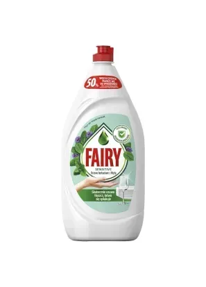 Засіб для миття посуду Fairy Sensitive Чайне дерево та м&rsquo;ята, 1350 мл 8001090622044 фото