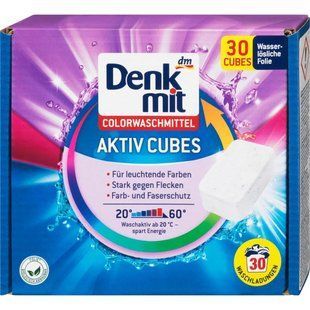 Таблетки для прання Denkmit Colorwaschmittel Cubes 30шт 2217942005 фото