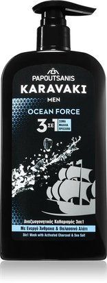 Karavaki Ocean Force Гель 3 в 1 250 мл | очищение, увлажнение и свежесть 5201109007258 фото