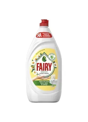 Засіб для миття посуду Fairy Sensitive Ромашка та вітамін Е, 1350 мл 8001090622129 фото