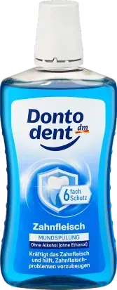 Ополаскиватель Dontodent Zahnfleisch Intensive для десен интенсивный уход (фтор 450), 500 мл 4066447705515 фото
