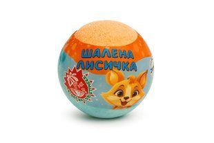 Rainbow Crazy Bombs Kids &laquo;Лисичка&raquo; Бомбочка для ванны с сюрпризом 100 г яркое шипение и игрушка 4820240940920 фото