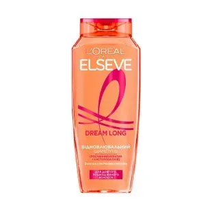 Шампунь восстанавливающий для длинных поврежденных волос L'Or&eacute;al Paris Elseve Dream Long с растительным кератином и касторовым мас 3600523741861 фото