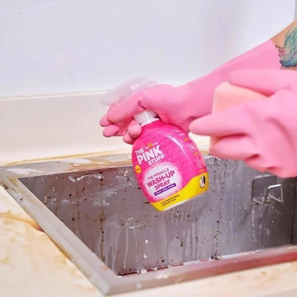 Засіб для миття посуду та чищення всіх поверхонь від жиру The Pink Stuff The Miracle Wash-Up Spray 500мл 5060033821138 фото