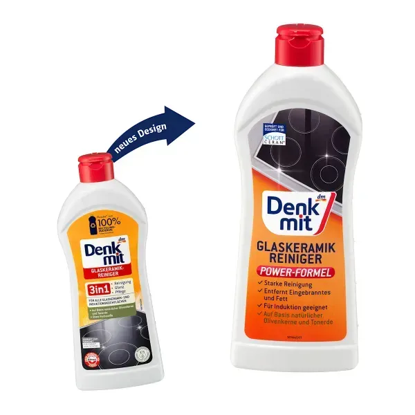 Засіб для поверхонь зі склокераміки Denkmit Glaskeramik-Reiniger 300мл 4066447236101 фото