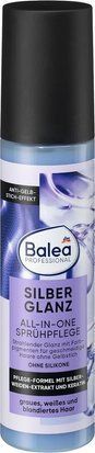 Спрей Balea Professional Silberglanz для серебристых волос: Устраняет желтизну, придает блеск (150 мл) 4066447365603 фото