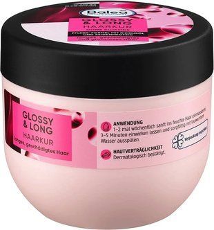 Маска‑бальзам Balea Professional Glossy & Long, 300 мл &ndash; питание и блеск для длинных волос 4066447665598 фото