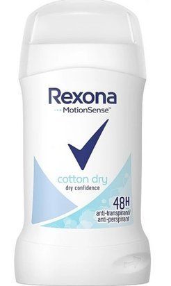 Rexona Cotton Dry антиперспірант‑стік 40 мл &mdash; 48 год захисту, мікрокапсули свіжості 96116715 фото