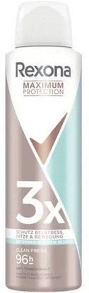Антиперспирант-спрей Rexona Maximum Protection Clean Fresh, 150 мл 8720181452574 фото