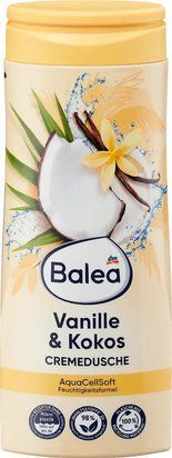 Balea Cremedusche Vanille & Kokos 300 мл &mdash; pH-нейтральный крем-гель для душа 4066447429398 фото