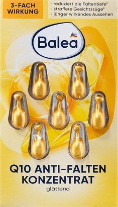 Balea Q10 Anti-Falten Концентрат 7 капсул | минус глубина морщин 4066447245530 фото