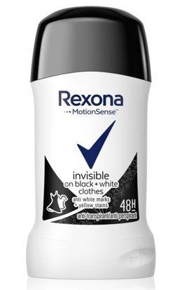 Rexona Invisible On Black + White антиперспірант‑стік 40 мл &mdash; захист без слідів на чорному й білому 96086230 фото