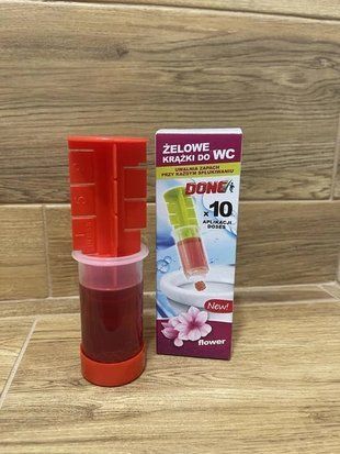 Гелевый шприц для унитаза DONE цветочек Flower, 10 использований, (Польша) 2230699892 фото