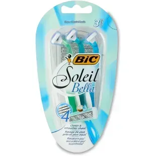 Бритва женская BIC Soleil Bella Colours без сменных картриджей 3 шт. 3086123220386 фото