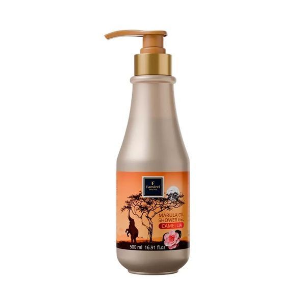 Гель для душа Famirel Marula Oil &laquo;Камелия&raquo; с маслом марулы и авокадо 500 мл 7290114085670 фото