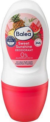 Дезодорант Balea Sweet Sunshine Кульковий: Тропічна Свіжість 24г, 0% Алюмінію, 50 мл 4066447365306 фото