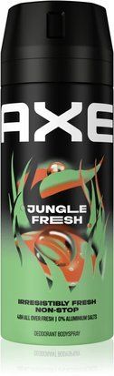 AXE Jungle Fresh Дезодорант-спрей 150 мл | тропічна свіжість 48 год, без плям 8720181436734 фото