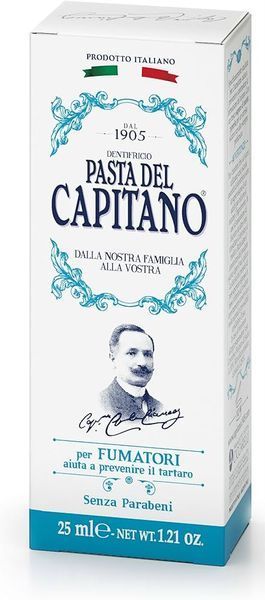 Зубна паста для курців Pasta del Capitano Premium Fumatori Smokers, 75 мл (Італія) 8002140337000 фото
