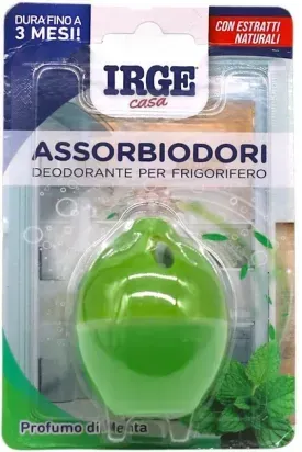 Поглинач запаху для холодильника IRGE Ментол, 35 г 8021723072718 фото