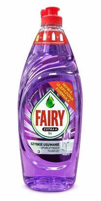 Средство для мытья посуды Fairy Extra+ Бузок 650 мл, гель от жира 8700216749589 фото