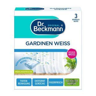 Отбеливатель для штор и гардин Dr. Beckmann Gardinen Weiss 3x40гр (3 в упаковке) 4008455046013 фото