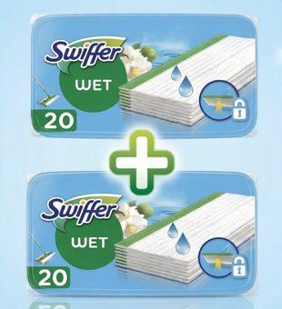 Сменные влажные салфетки для швабры Swiffer Wet с ароматом лимона, 40 шт 8001841937526_1 фото