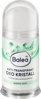 Balea Deo-Stick Crystal 100 г | мінеральний антиперспірант-кристал, 24 г захист без запаху 4066447377989 фото