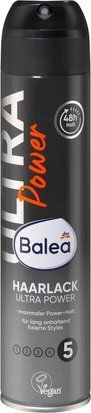 Лак Balea 5 Ultra Power 300 мл: Максимальная фиксация 48 ч + UV-защита, Германия 4066447376654 фото