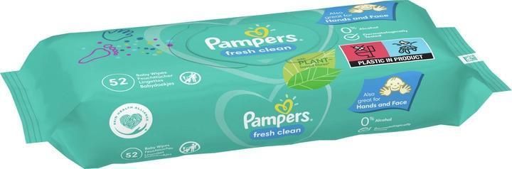 Детские влажные салфетки Pampers Fresh Clean 52 шт. (8001841041360) 2217941821 фото