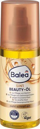 Олія для тіла Balea Beauty Oil 150 мл&ensp;|&ensp;поживний догляд 24 г, швидке вбирання, проти розтяжок і шрамів, vegan 4066447378733 фото